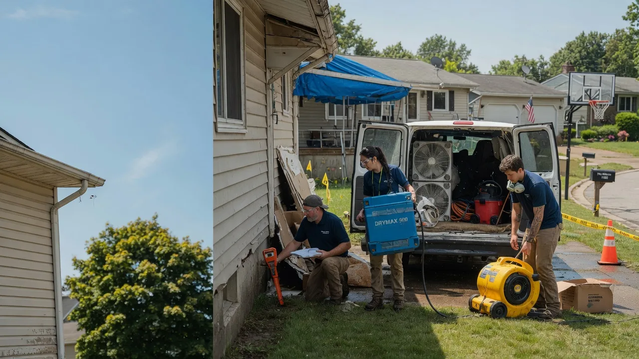 Ceiling Leak Cleanup in Galveston, IN near me